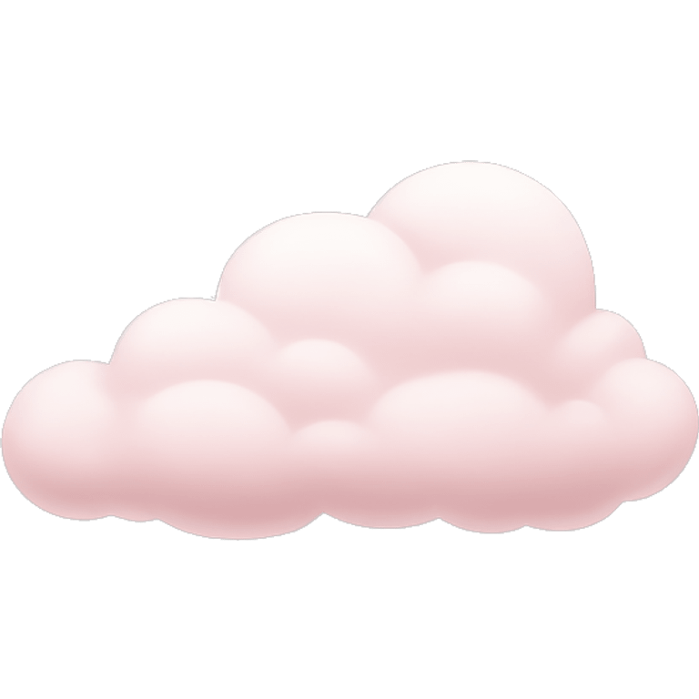 pale pink cloud emoji