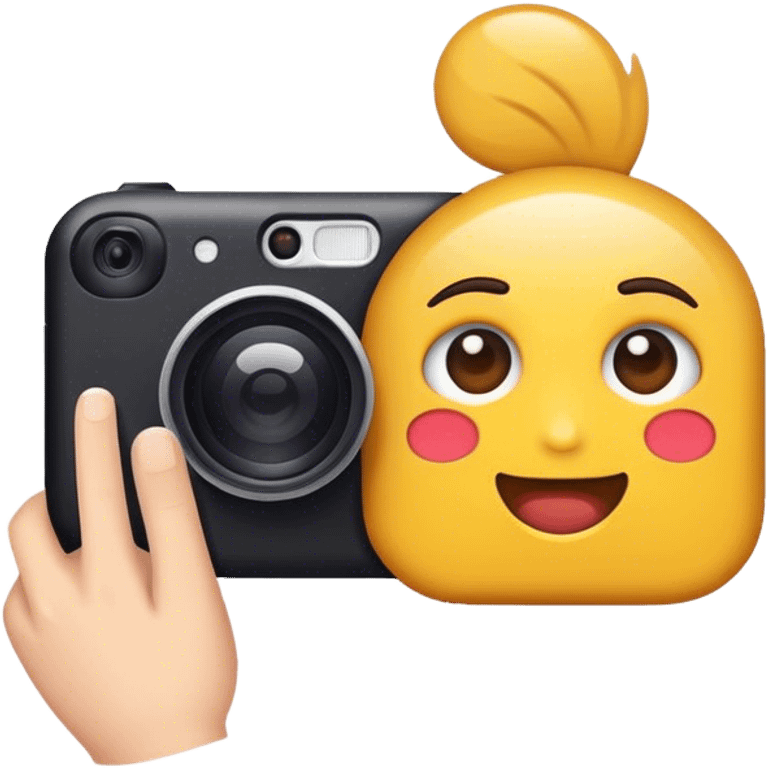 Take a photo emoji