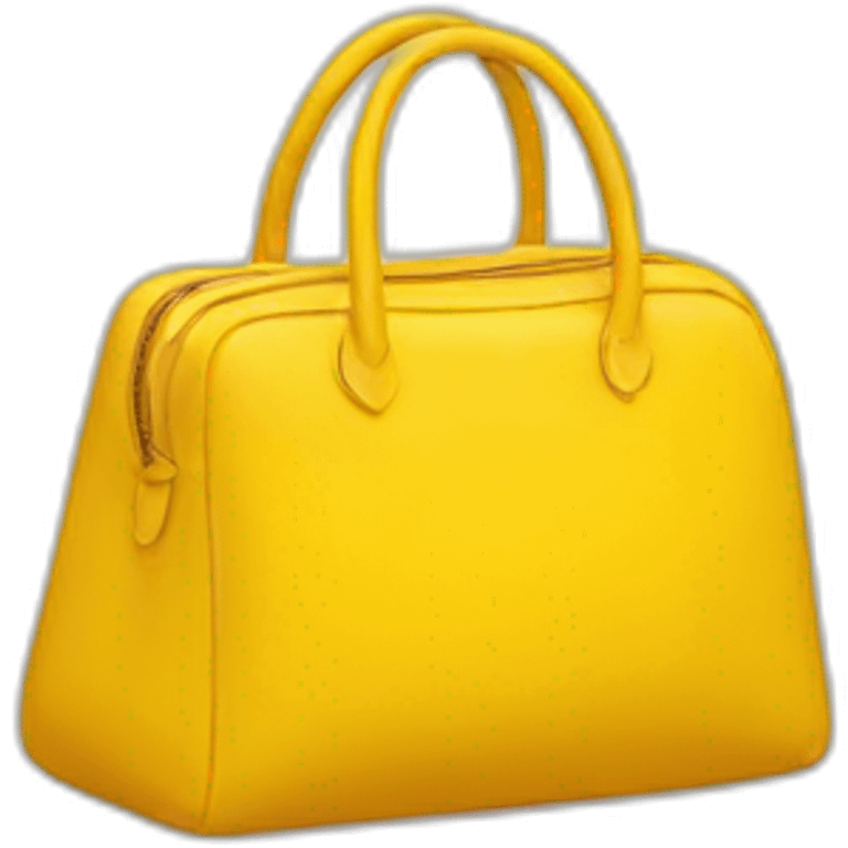 emoji yellow bag emoji