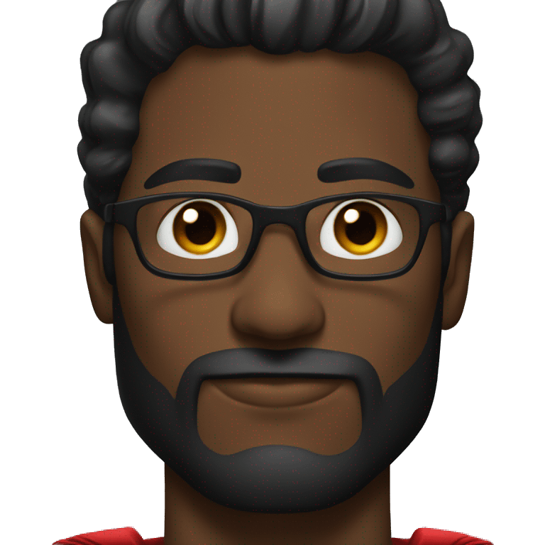 Black Superman with a beard  emoji