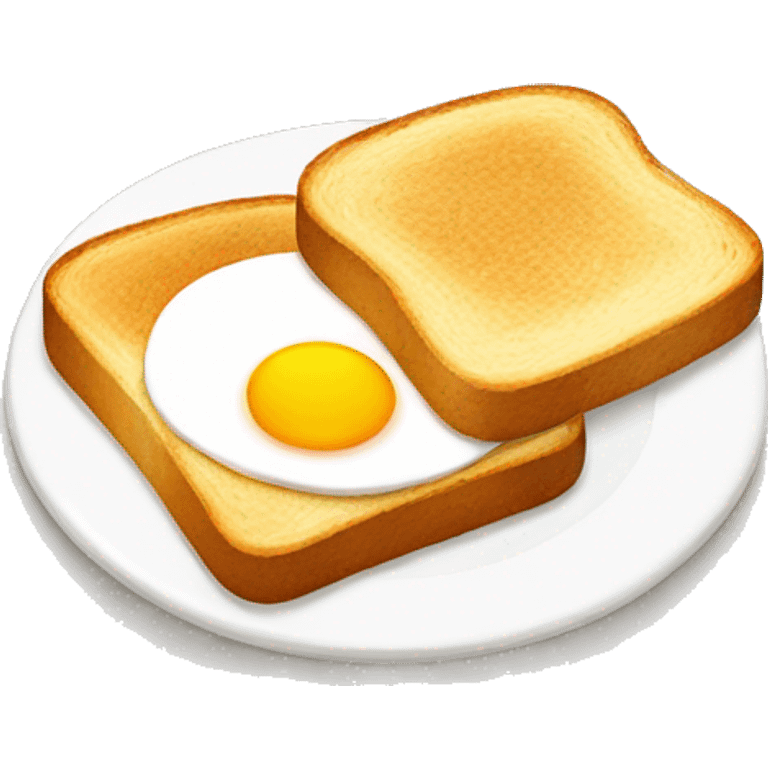 Eggs and toast emoji