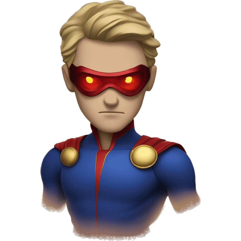 homelander with laser red eyes emoji