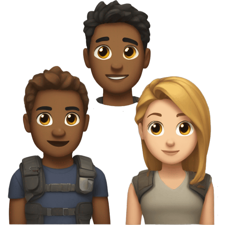 skye and rubble and chase and ryder emoji