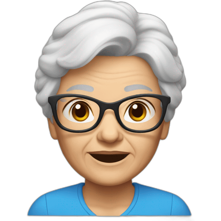 Memoji grandma sport europ emoji