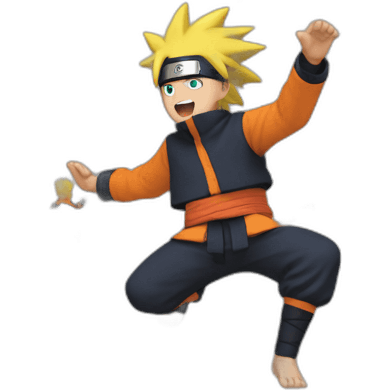 Naruto qui dance emoji