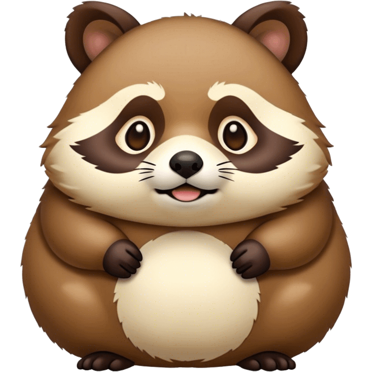 chubby tanuki emoji