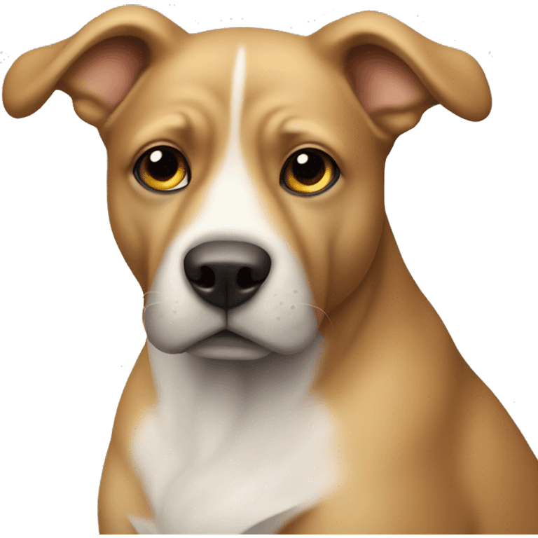 Dog in zoo emoji