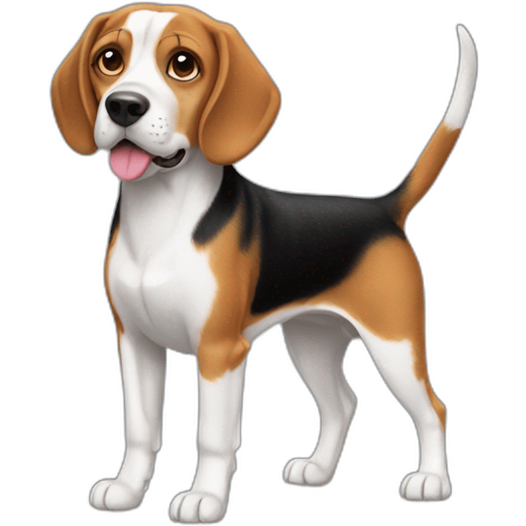 Beagle full body emoji