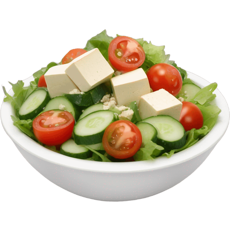 Tofu salad emoji