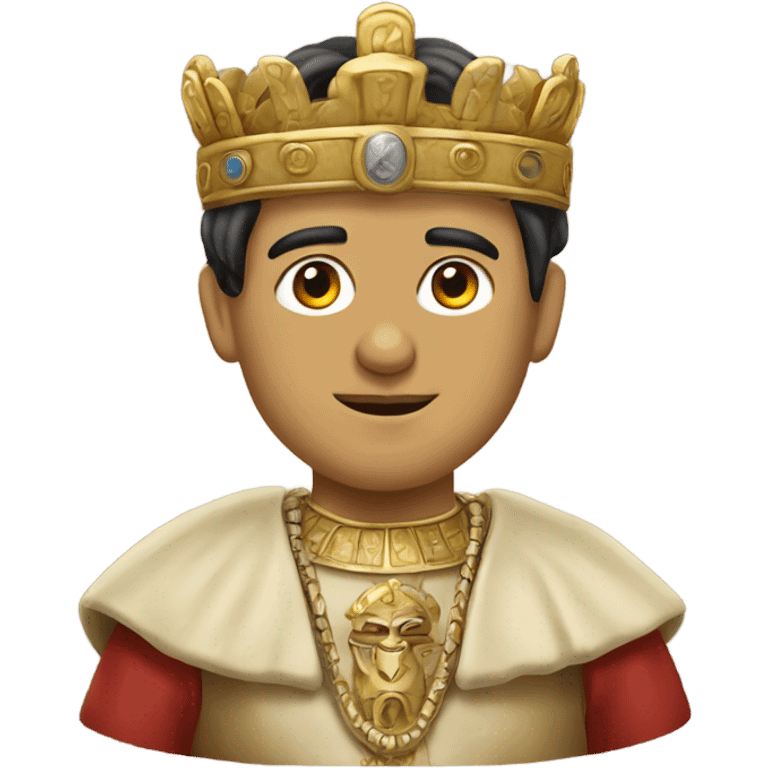 Emperor Cuzco in beige clothes emoji