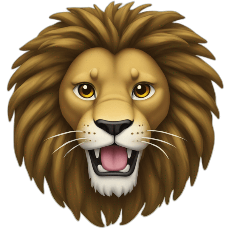 rasta lion with claw giving like emoji