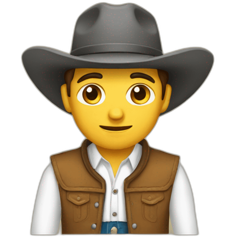 French-cowboy emoji