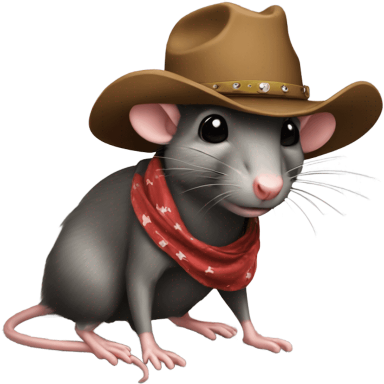 cowboy rat emoji