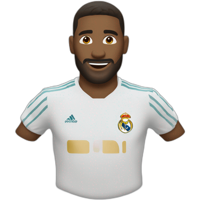 Bellingam del real Madrid estirando los brazos  emoji