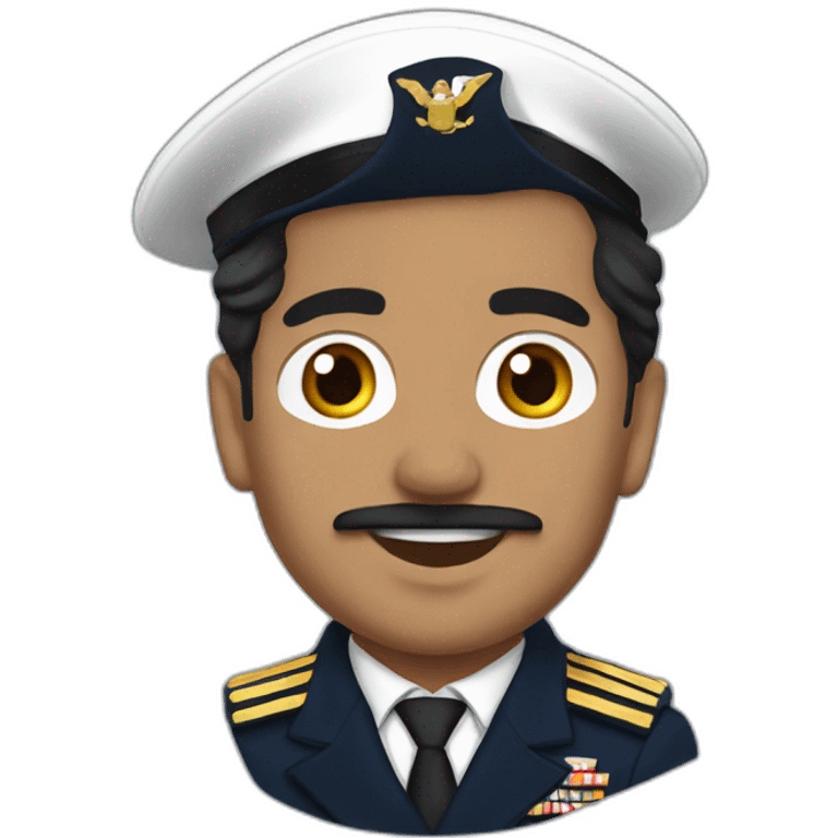 NAVY captain javier medina emoji