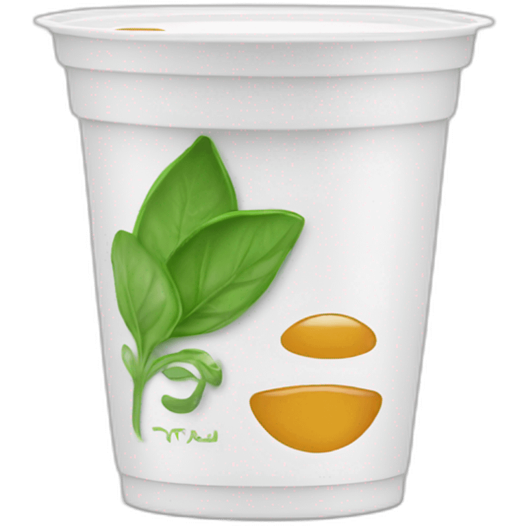 Sojasun branded yogurt emoji