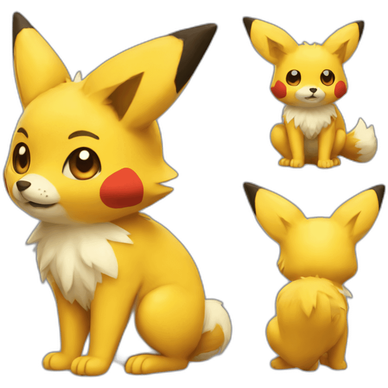 PIKACHU FOX emoji