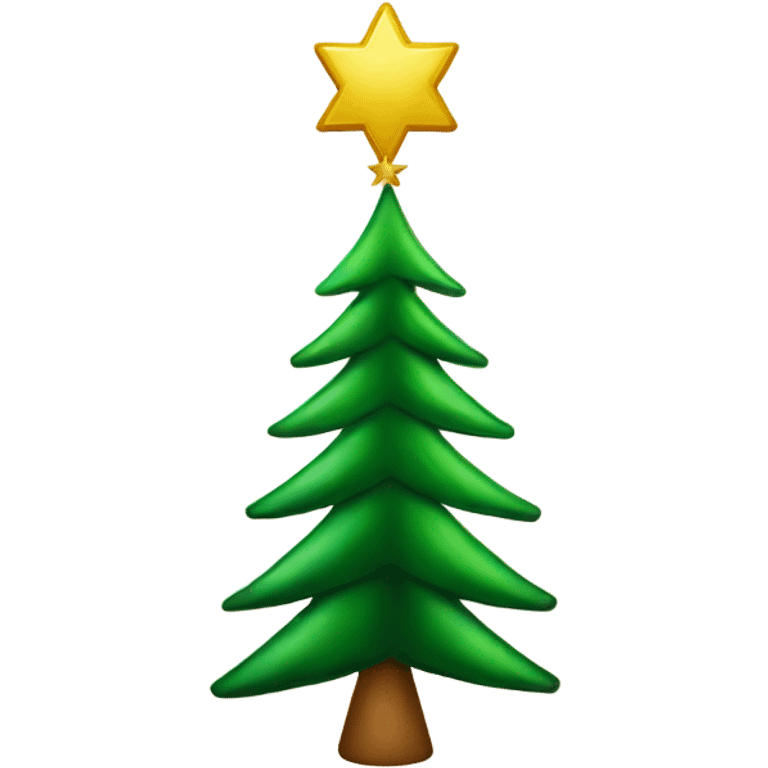 Christmas tree star of david emoji