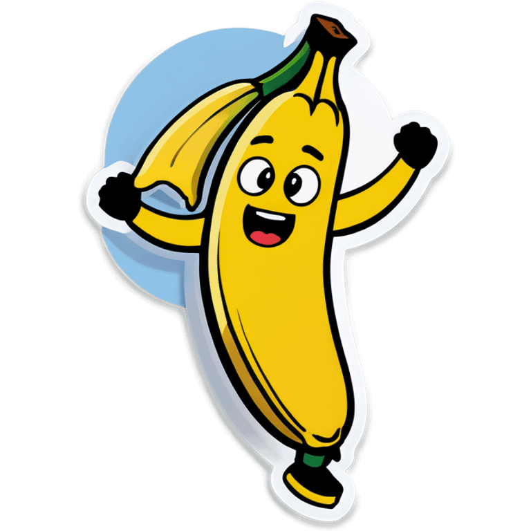 Banana dancing and cry emoji