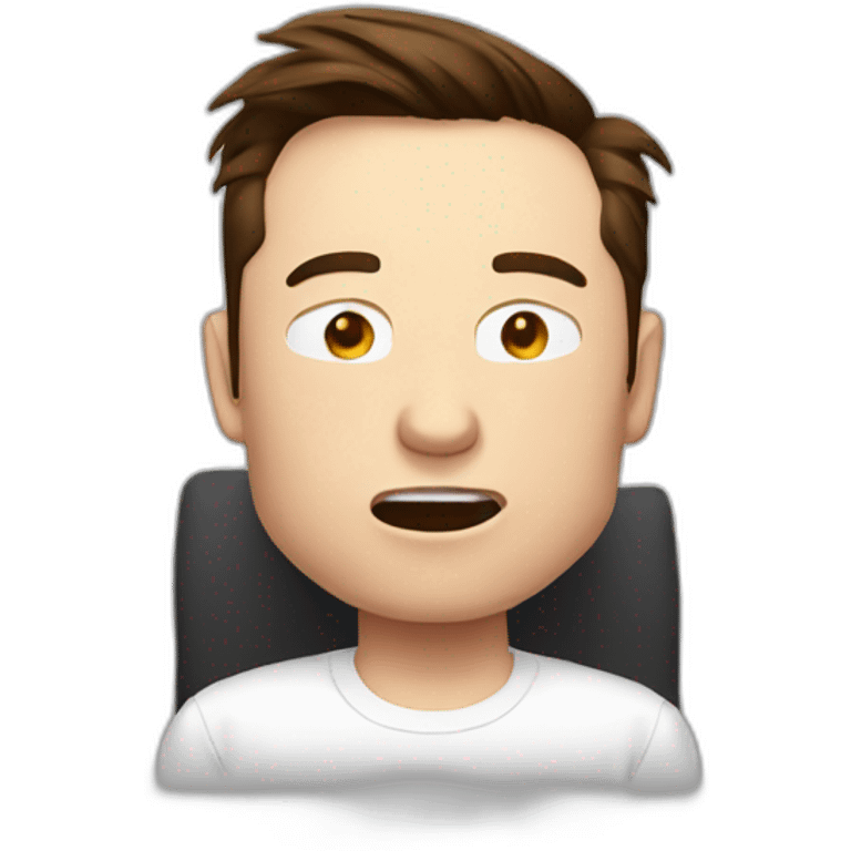 Elon Musk qui dort emoji