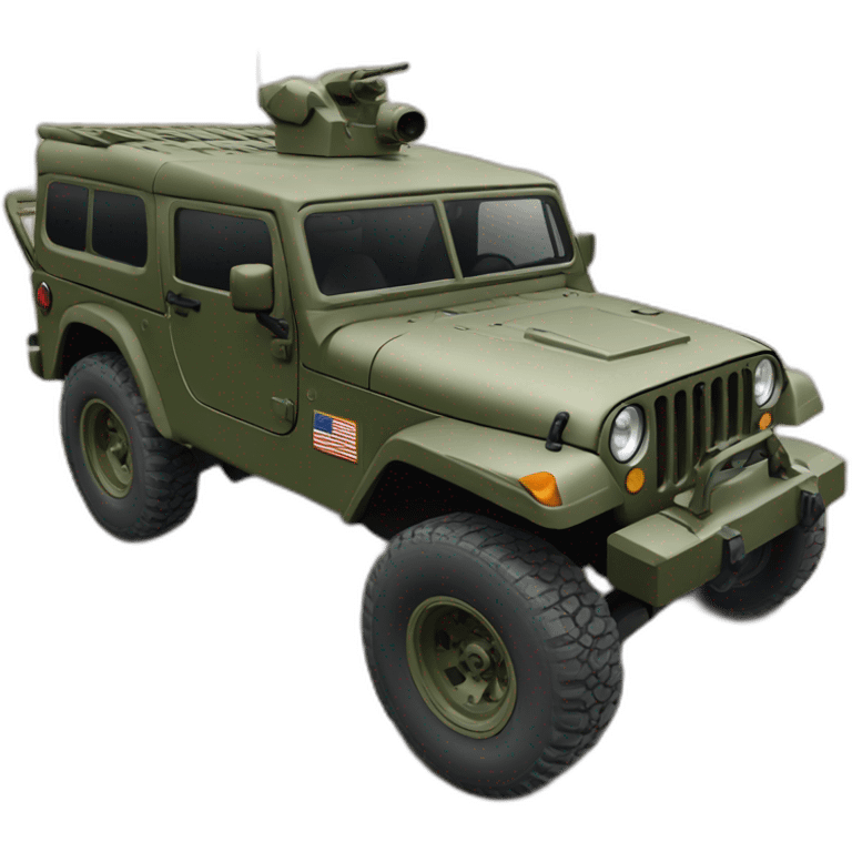 american military missile launching jeep extension emoji