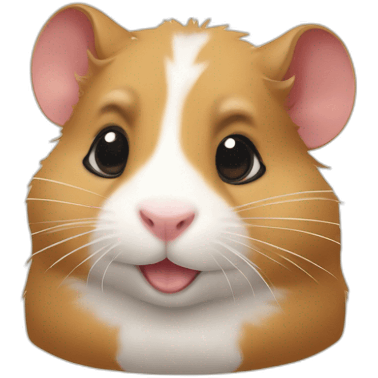 Hamsters sur un chien emoji