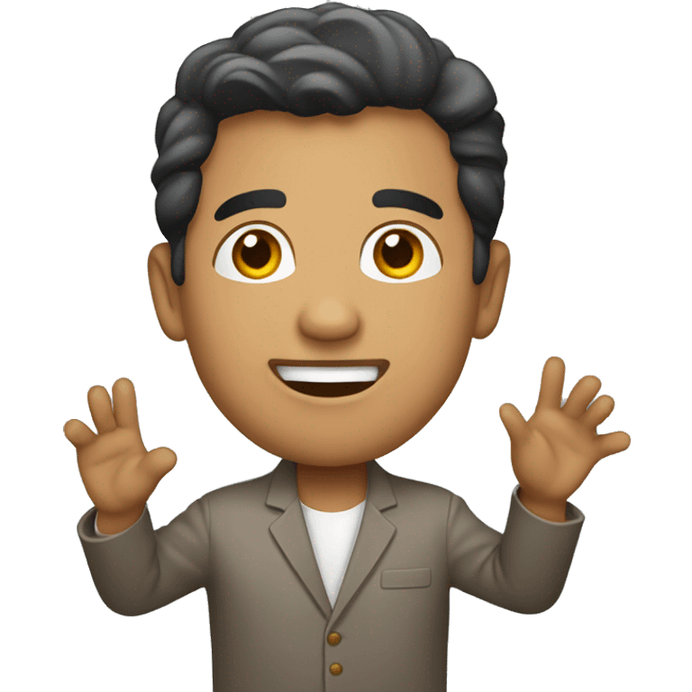 Hispanic political waving emoji