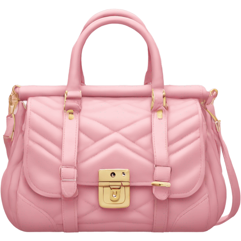 Baby pink channel bag emoji