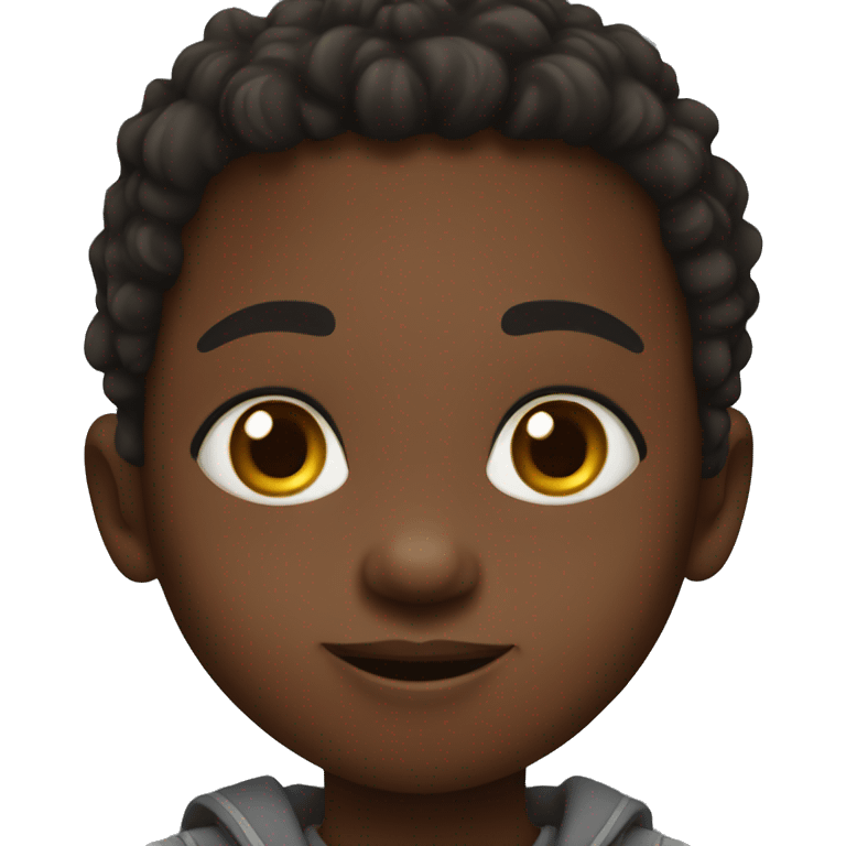 african kid emoji