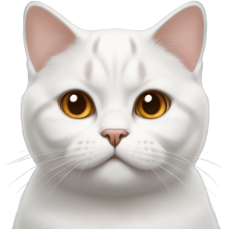 White british short hair cat emoji