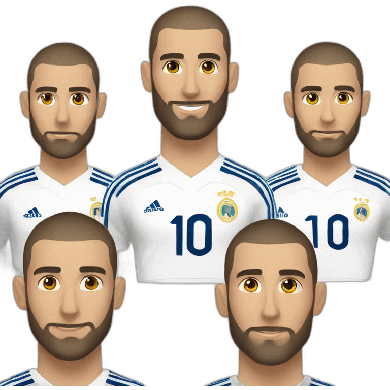 Benzema Ronaldo Bâle emoji