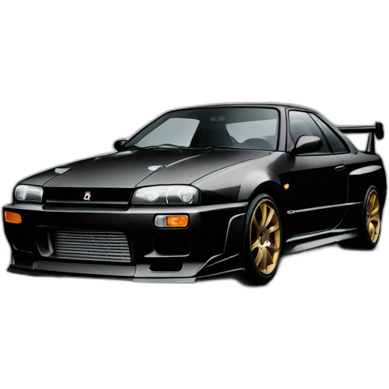 r32 gtr black emoji