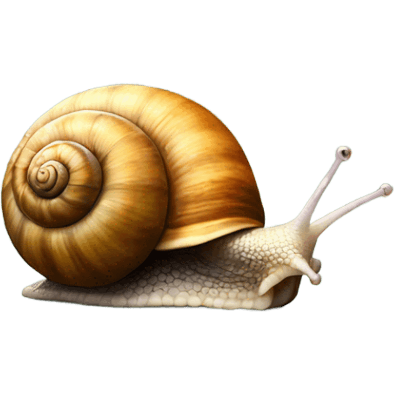 Unentertained snail emoji