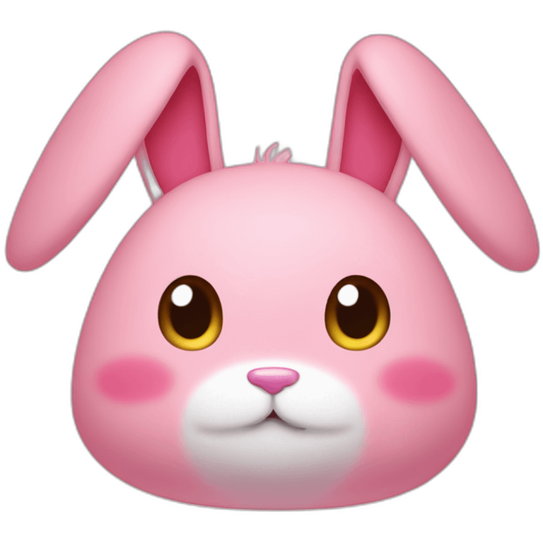 kanahei's pink rabbit emoji