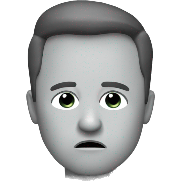 A journalist as an angry wojak emoji