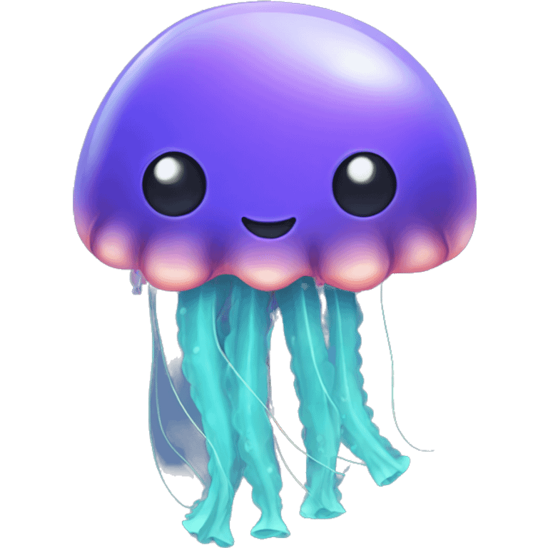 Jellyfish with bow emoji