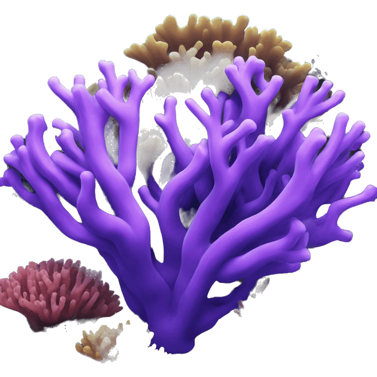 purple coral reef emoji