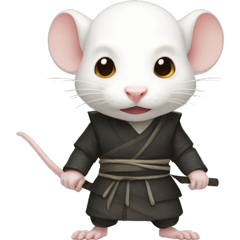 Albino rat ninja  emoji