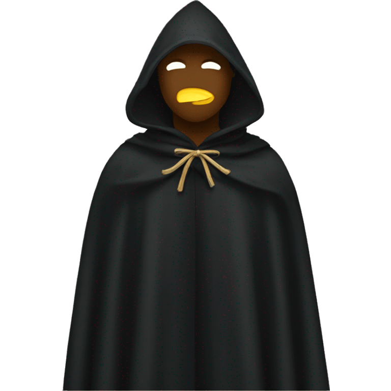 black cloak with stars on it emoji