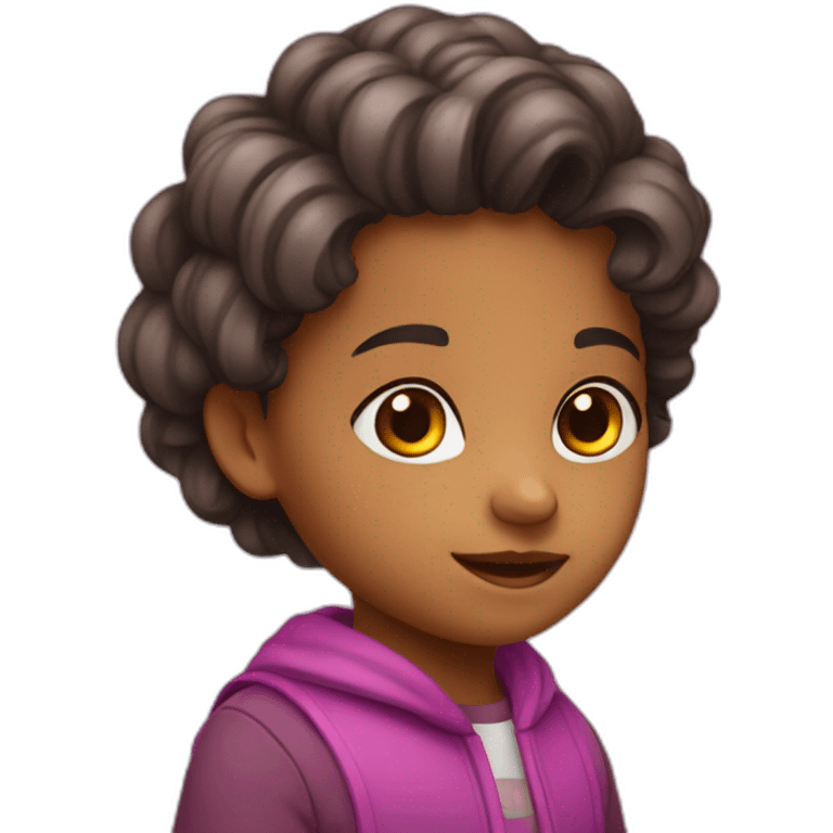 Infantil poderoso emoji