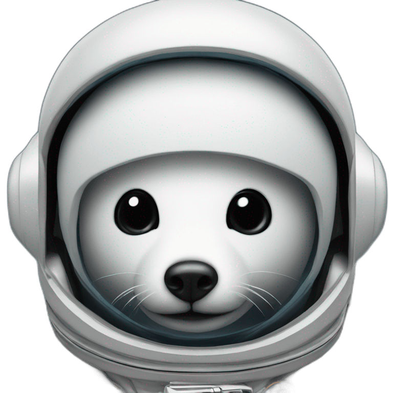 a minnesota loon with an astronaut uniform, head poking out of uniform emoji