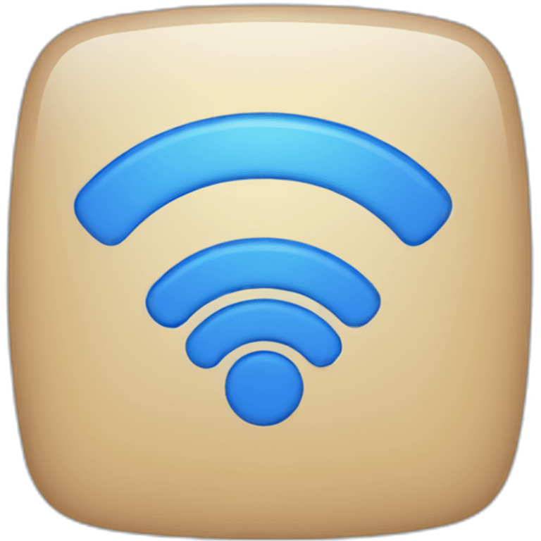 wifi blue emoji