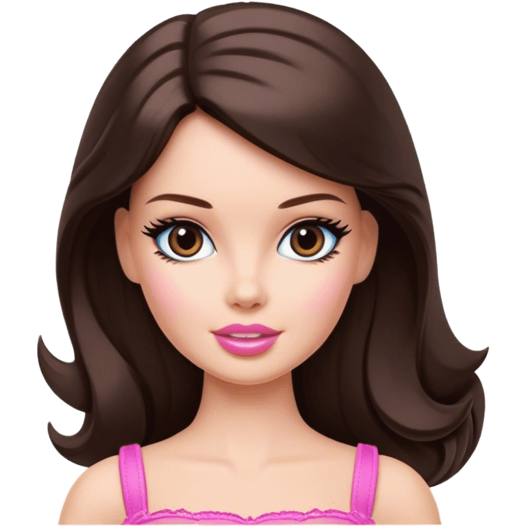 Brunette Barbie emoji