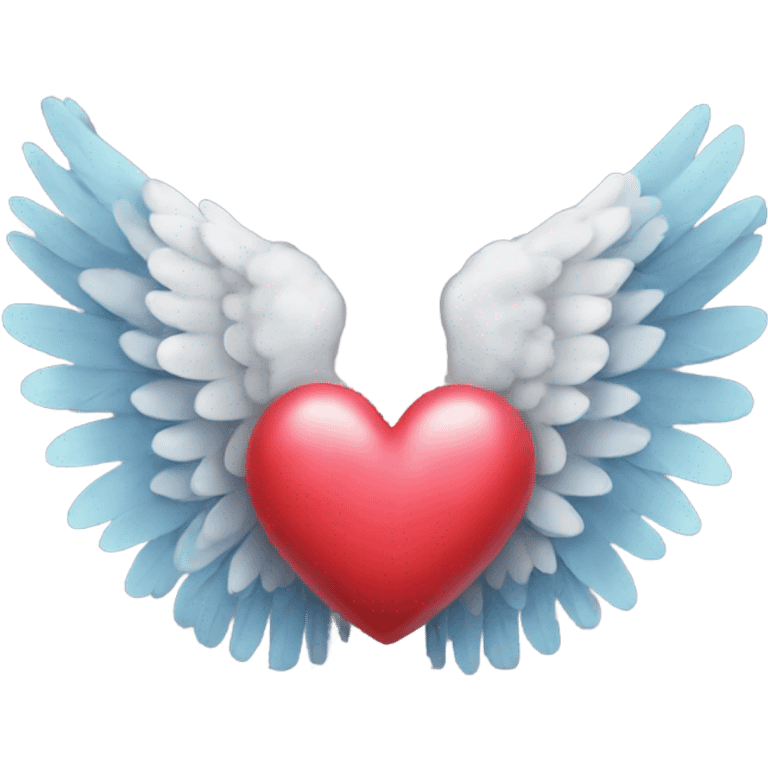 Heart with wings emoji