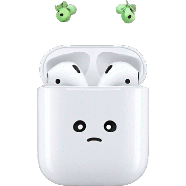 AirPods Max with bow emoji