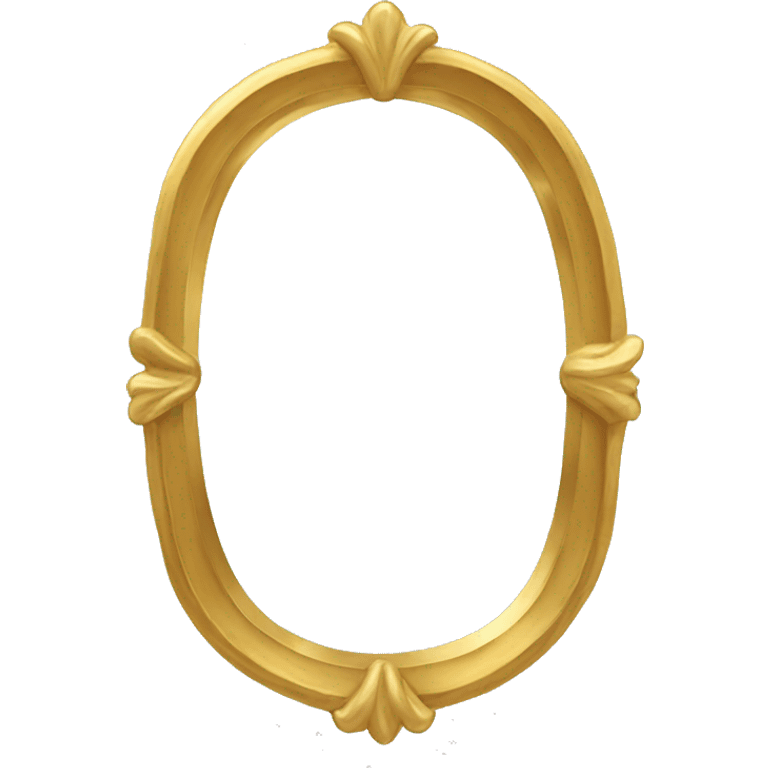 Gold Mirror emoji