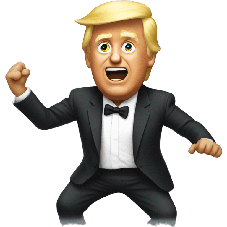 Trump dancing emoji