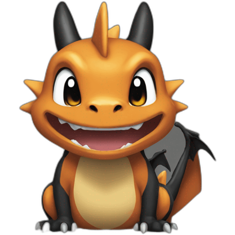 Black Charizard emoji