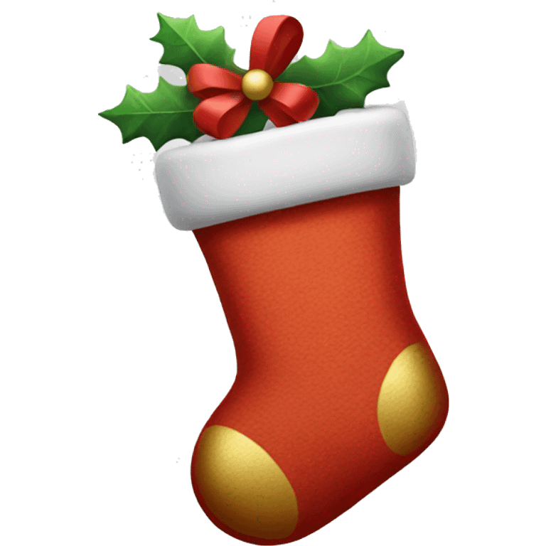 Christmas stocking emoji