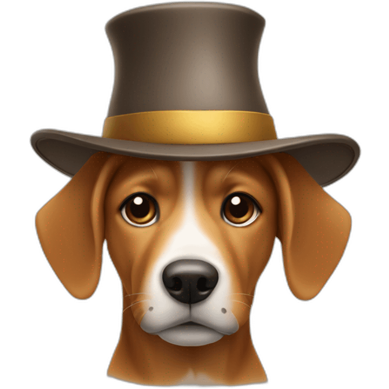 dog in the hat emoji